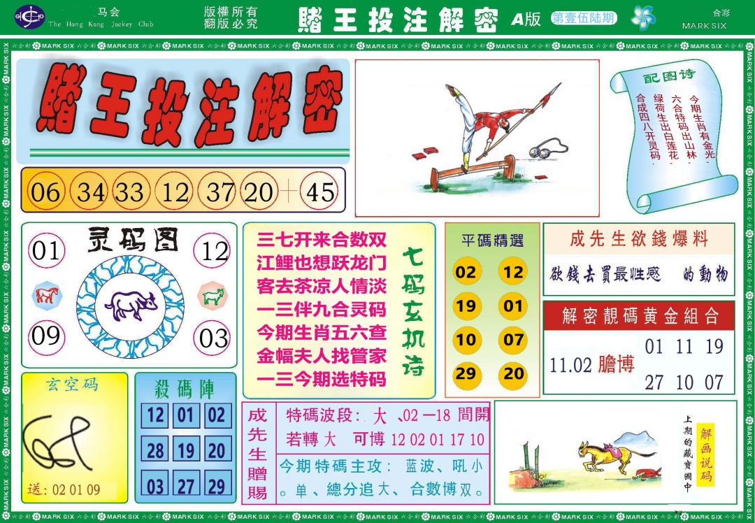 156期赌王投注解密[图]