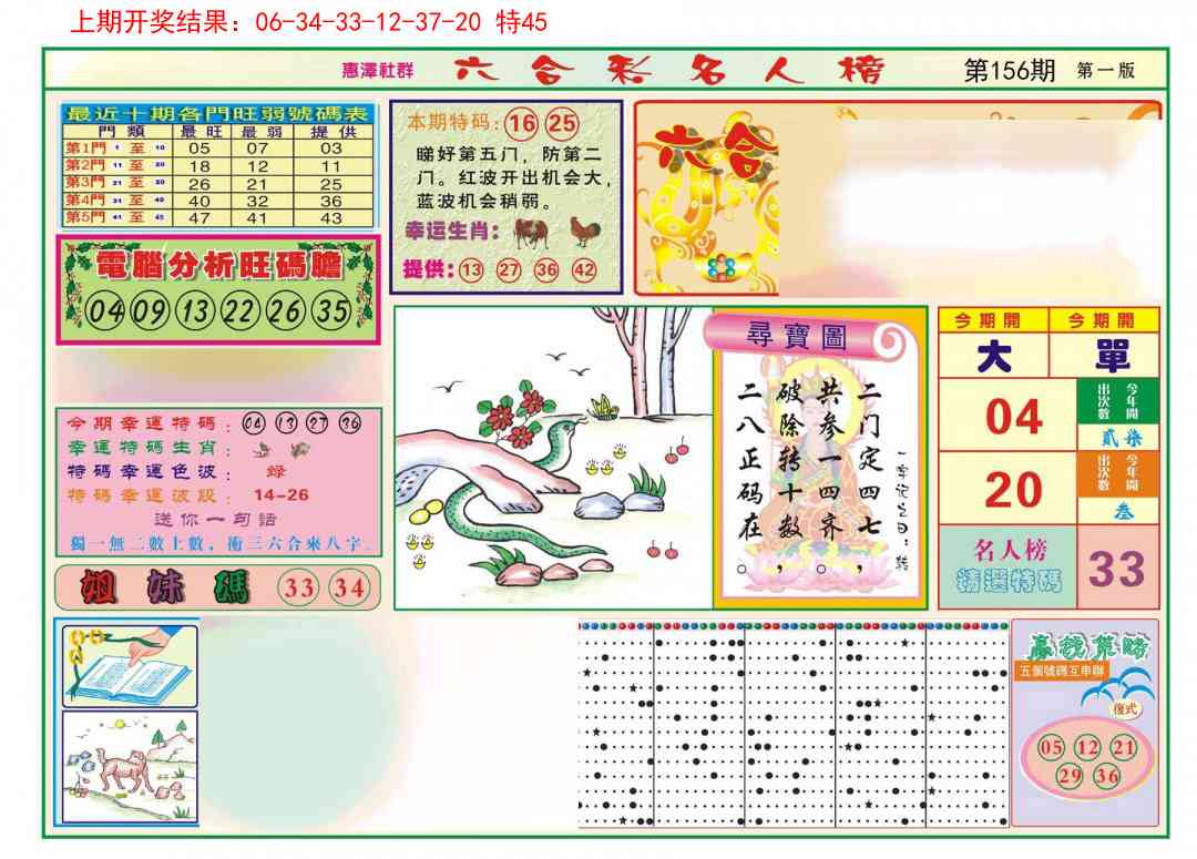 156期名人榜A[图]