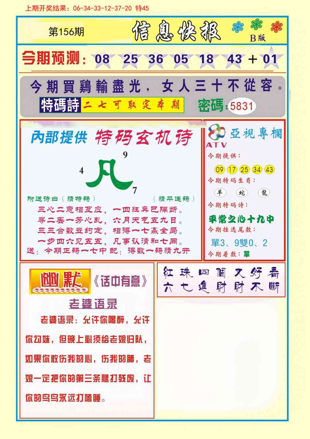 156期信息快报B[图]