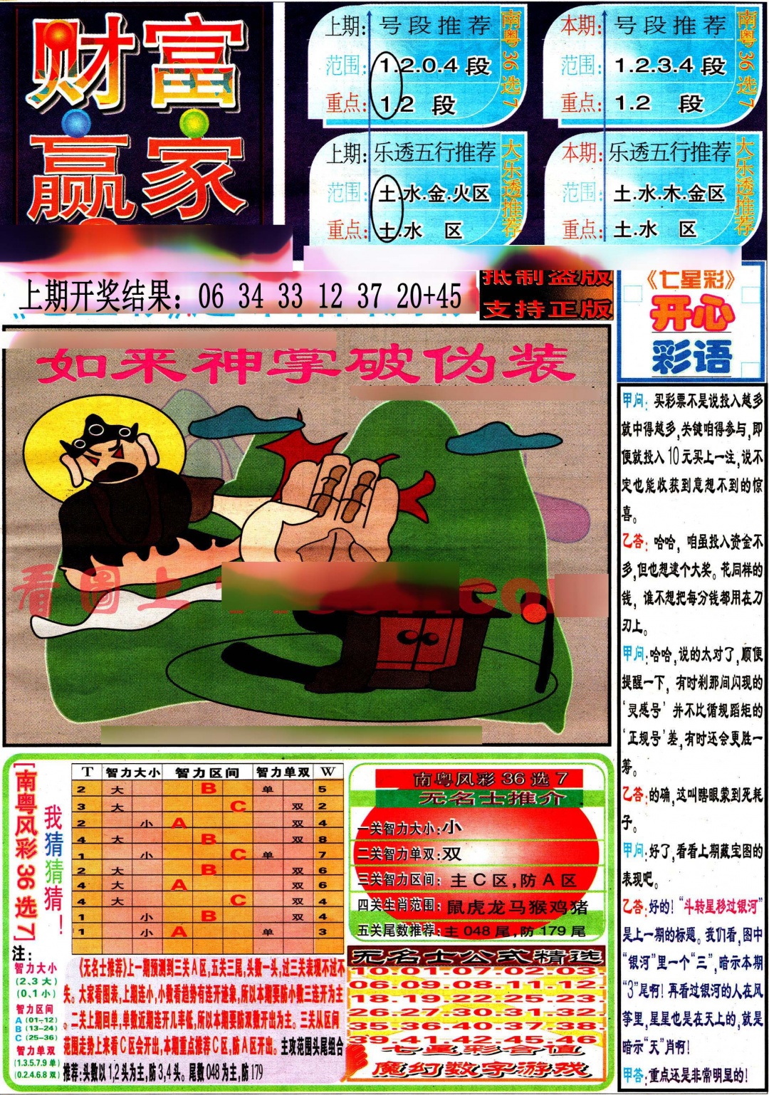 156期七星彩图(高清)[图]