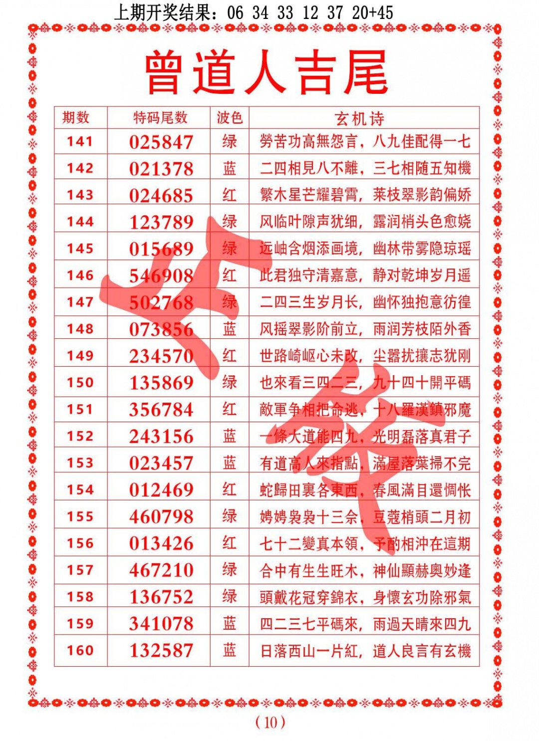 156期曾道人吉尾[图]
