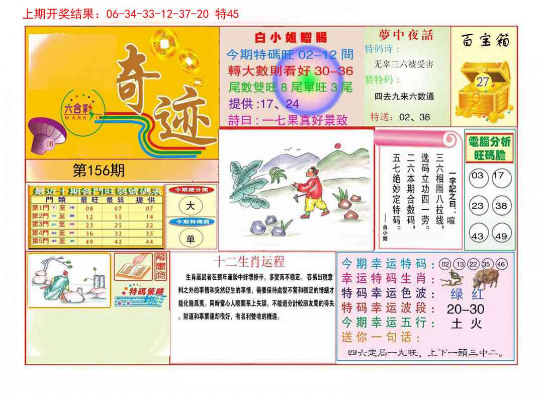 156期九龍奇迹A(推荐)[图]