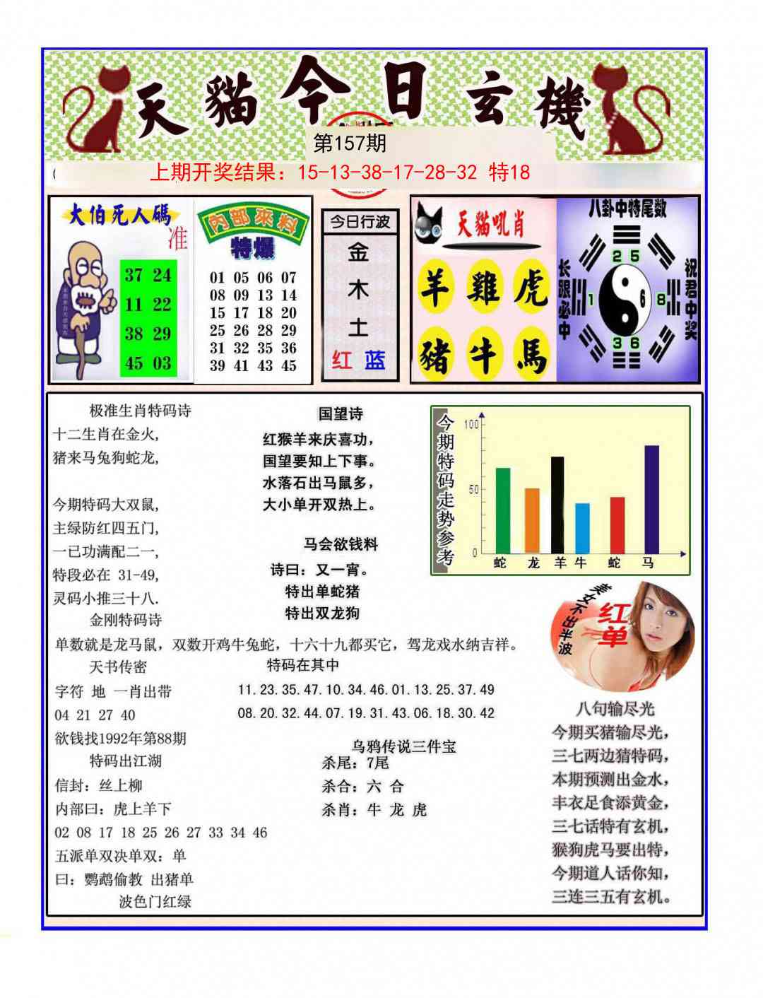 157期今日玄机图A[图]