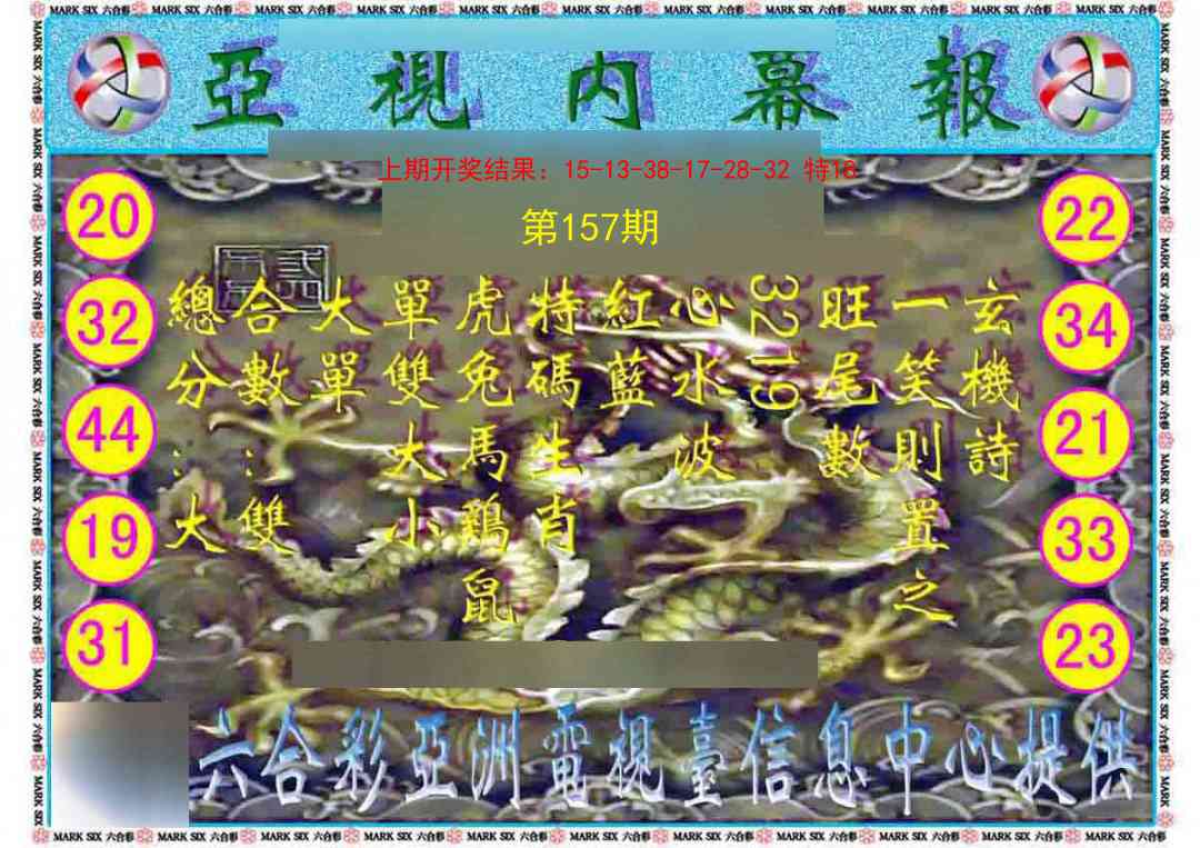 157期亚视内幕报[图]