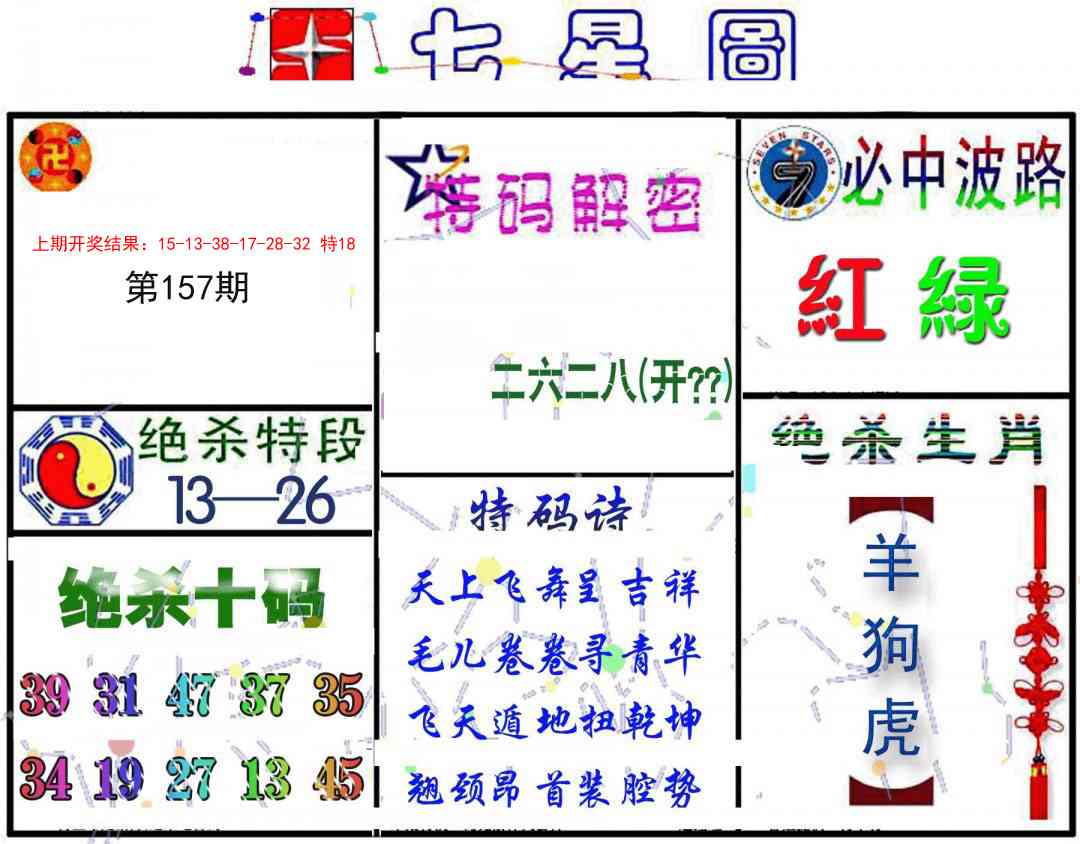 157期七星图B[图]