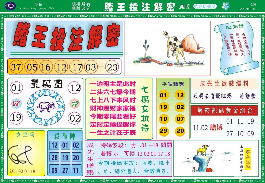 158期赌王投注解密[图]