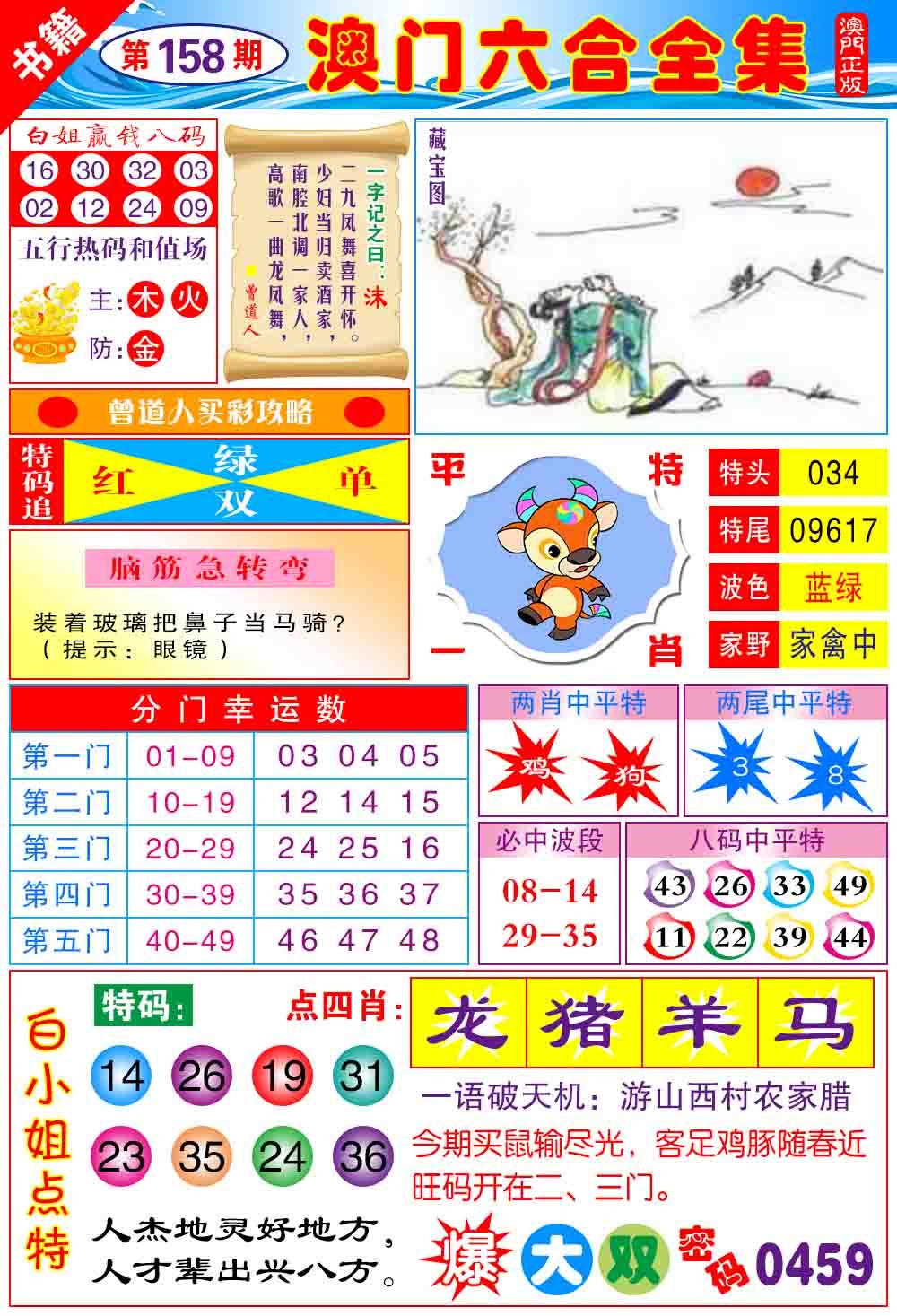 158期澳门全集六合[图]