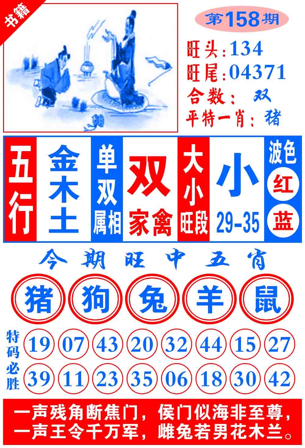 158期澳门全集心水[图]