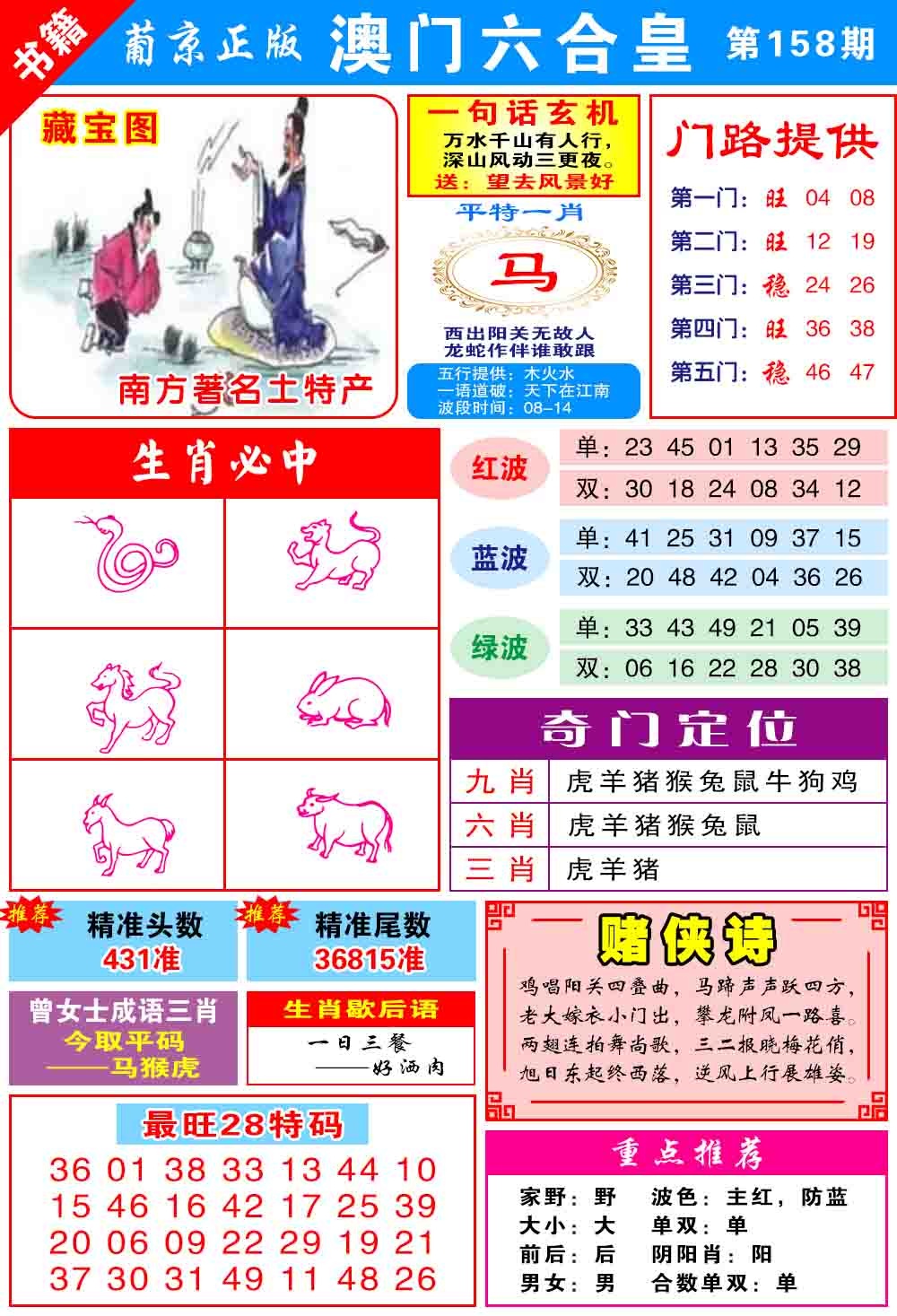 158期澳门六合皇心水[图]