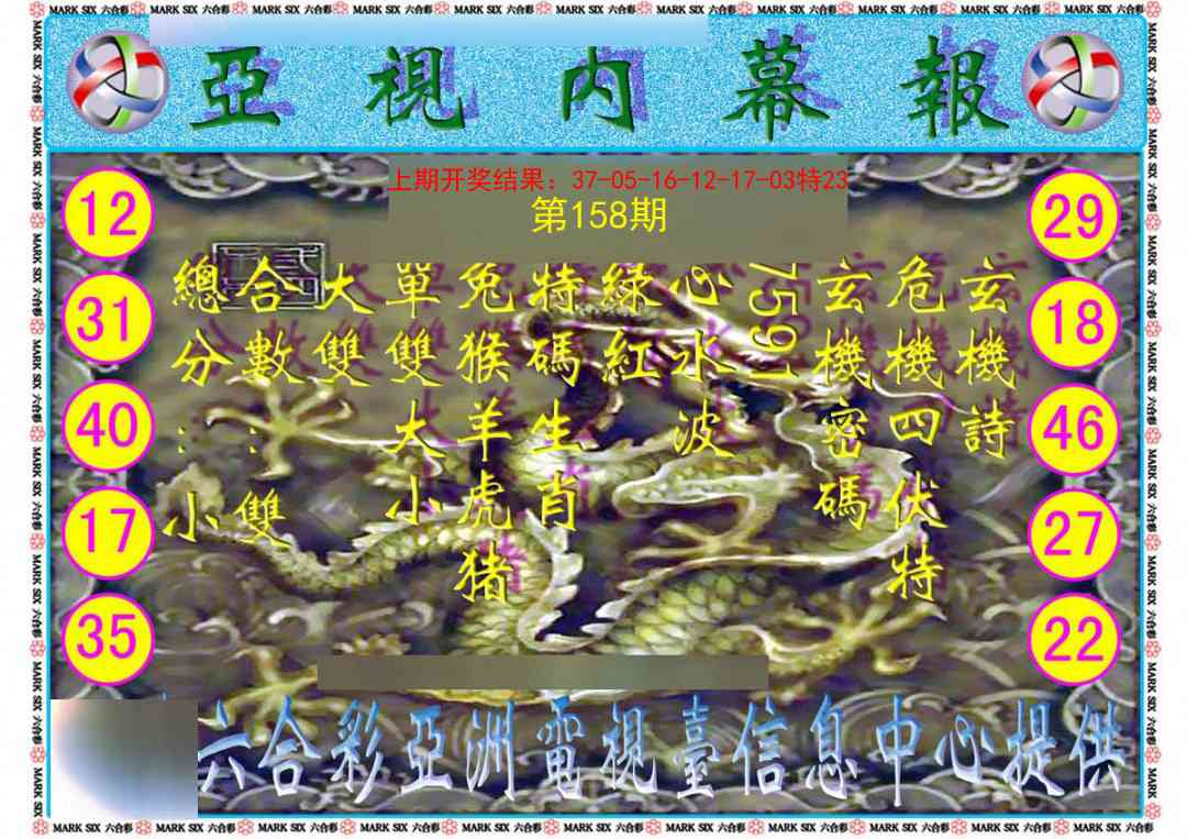 158期亚视内幕报[图]