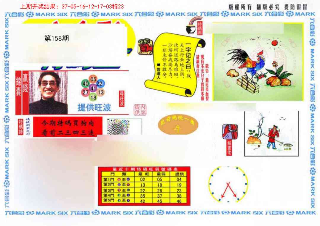 158期心水特码(信封)[图]