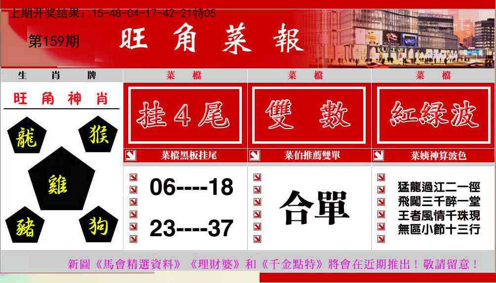 159期旺角菜报[图]