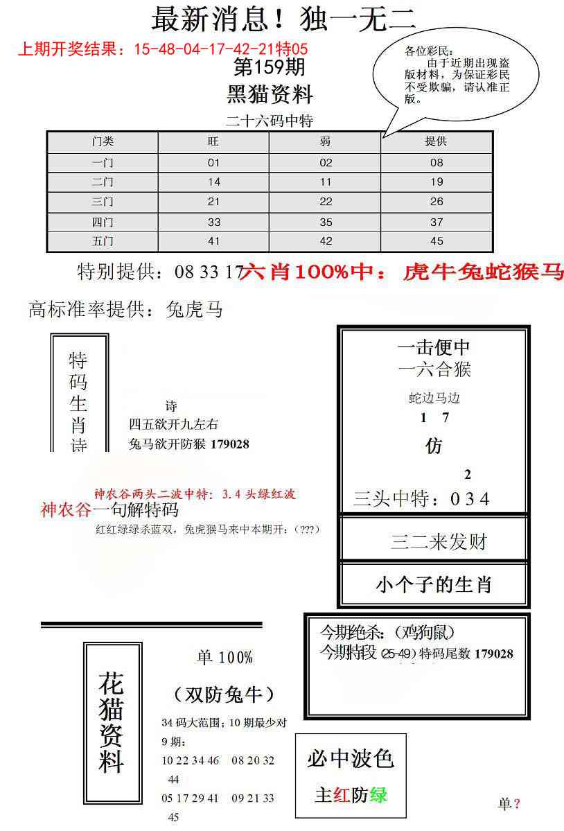 159期独一无二(正)[图]