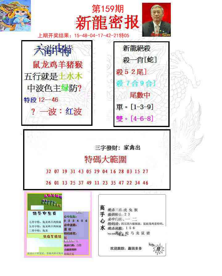 159期新龙密报[图]