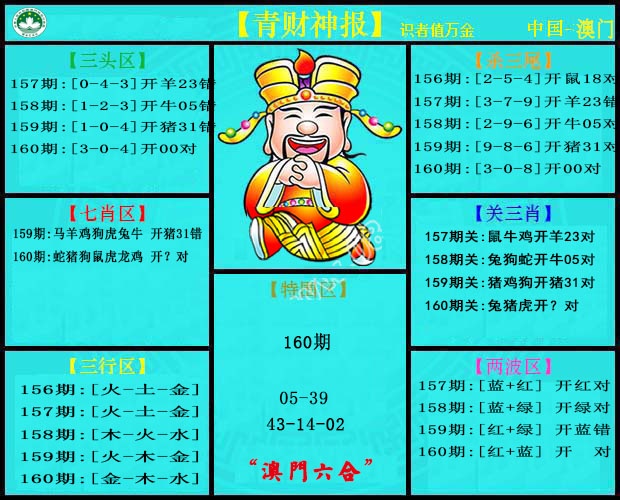 160期青财神[图]
