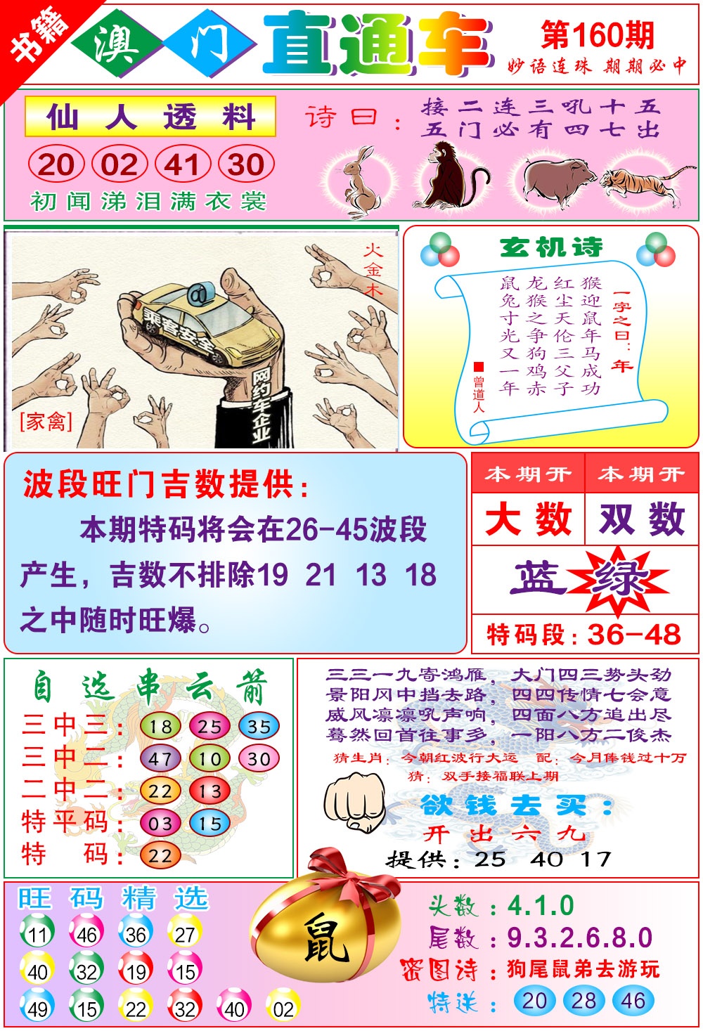 160期白姐直通车[图]