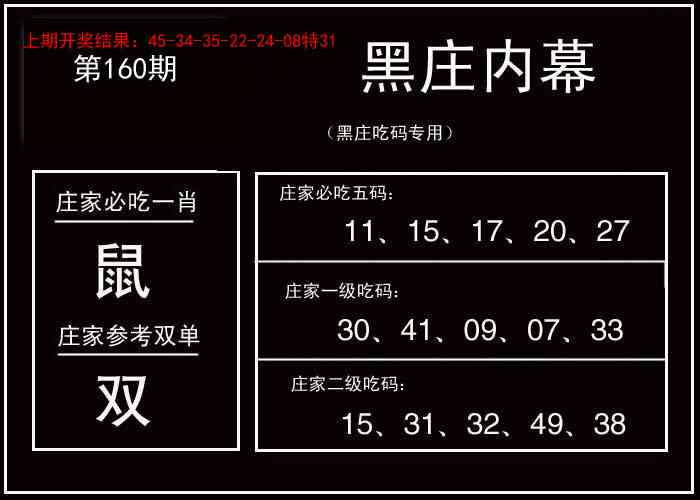 160期黑庄内幕[图]