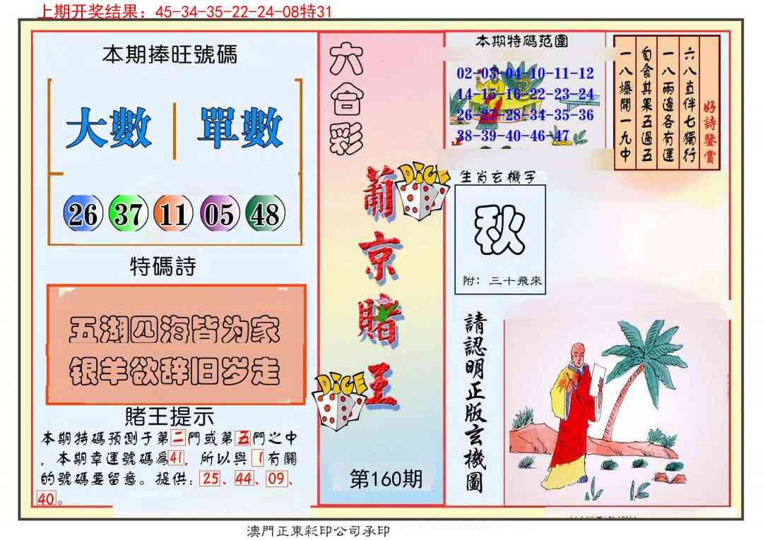 160期葡京赌王彩[图]