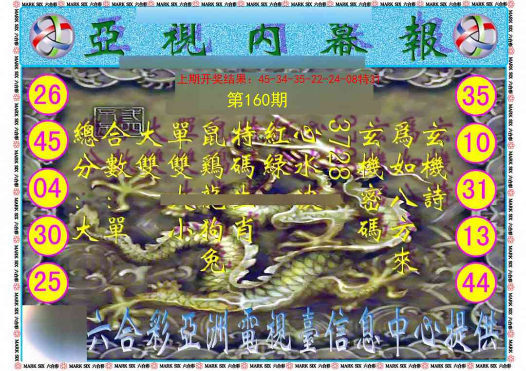 160期亚视内幕报[图]