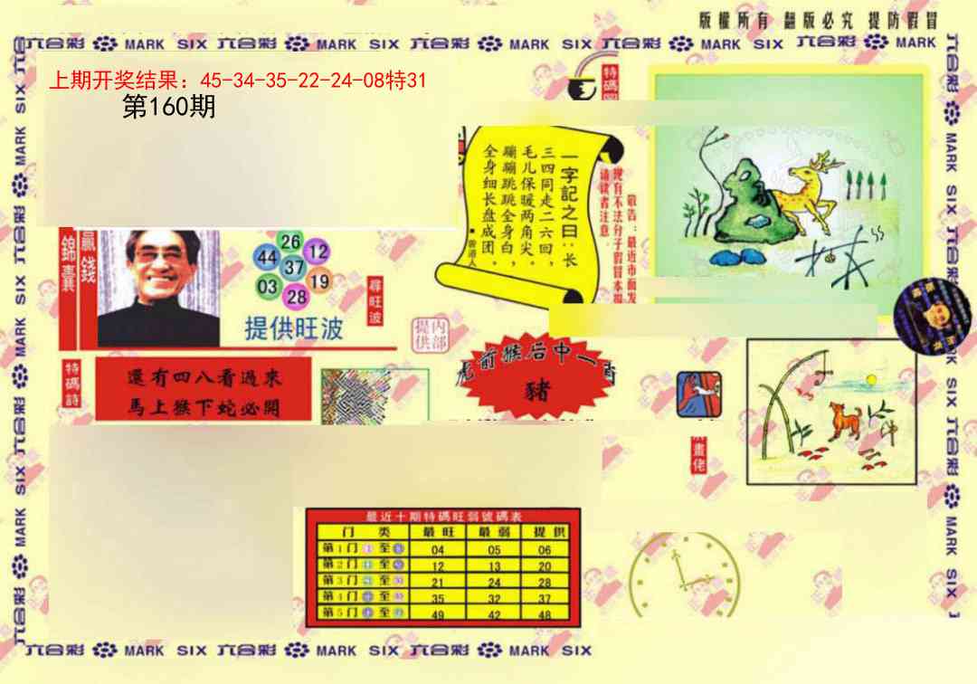 160期特码王(信封)[图]