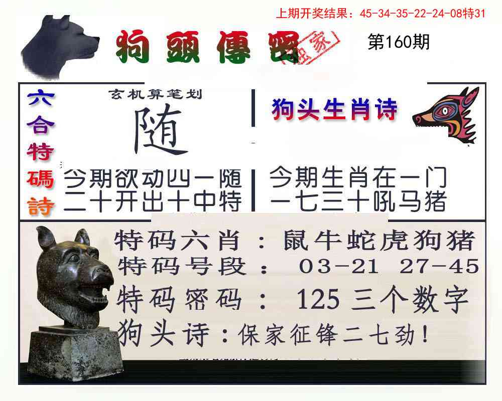 160期狗头传密[图]