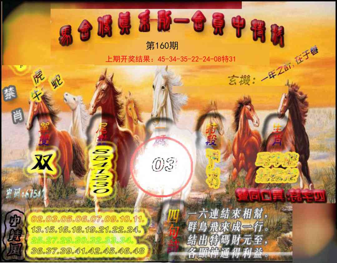 160期马会传真-会员报[图]