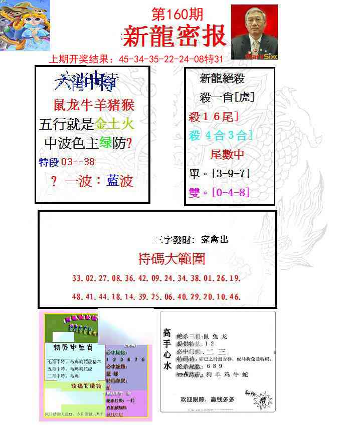 160期新龙密报[图]