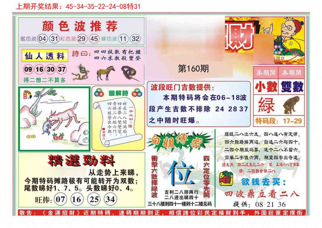 160期金运招财[图]