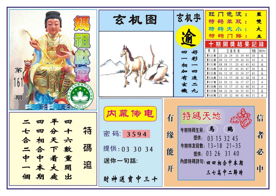 161期马祖献宝[图]