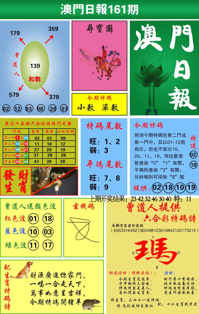 161期澳门日报[图]