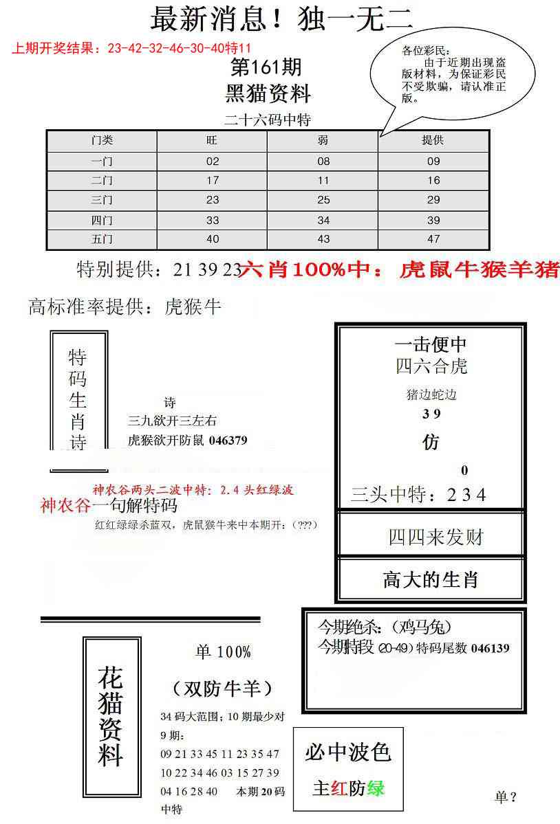 161期独一无二(正)[图]