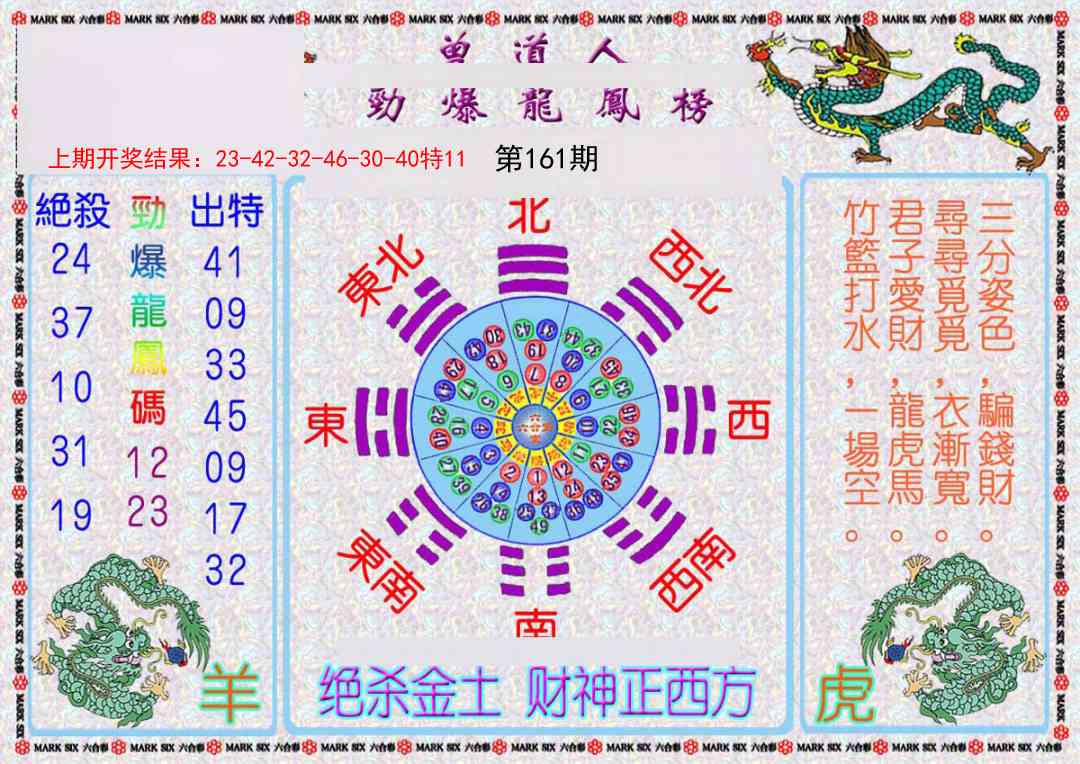 161期曾道人劲爆龙凤榜[图]