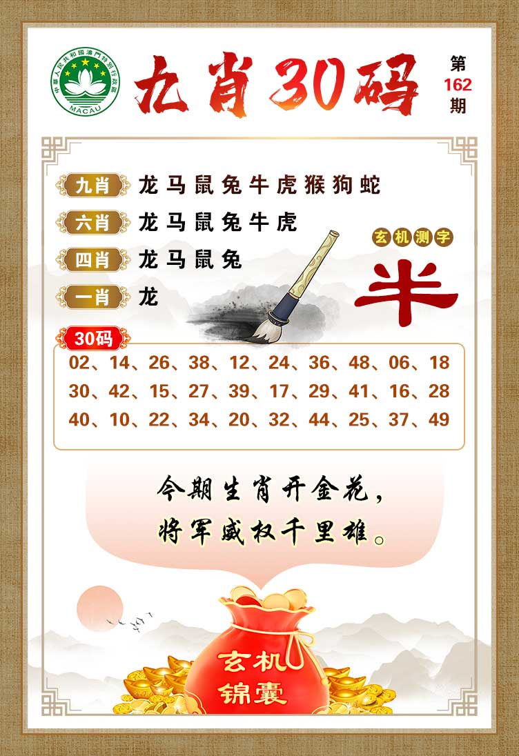 162期九肖30码[图]