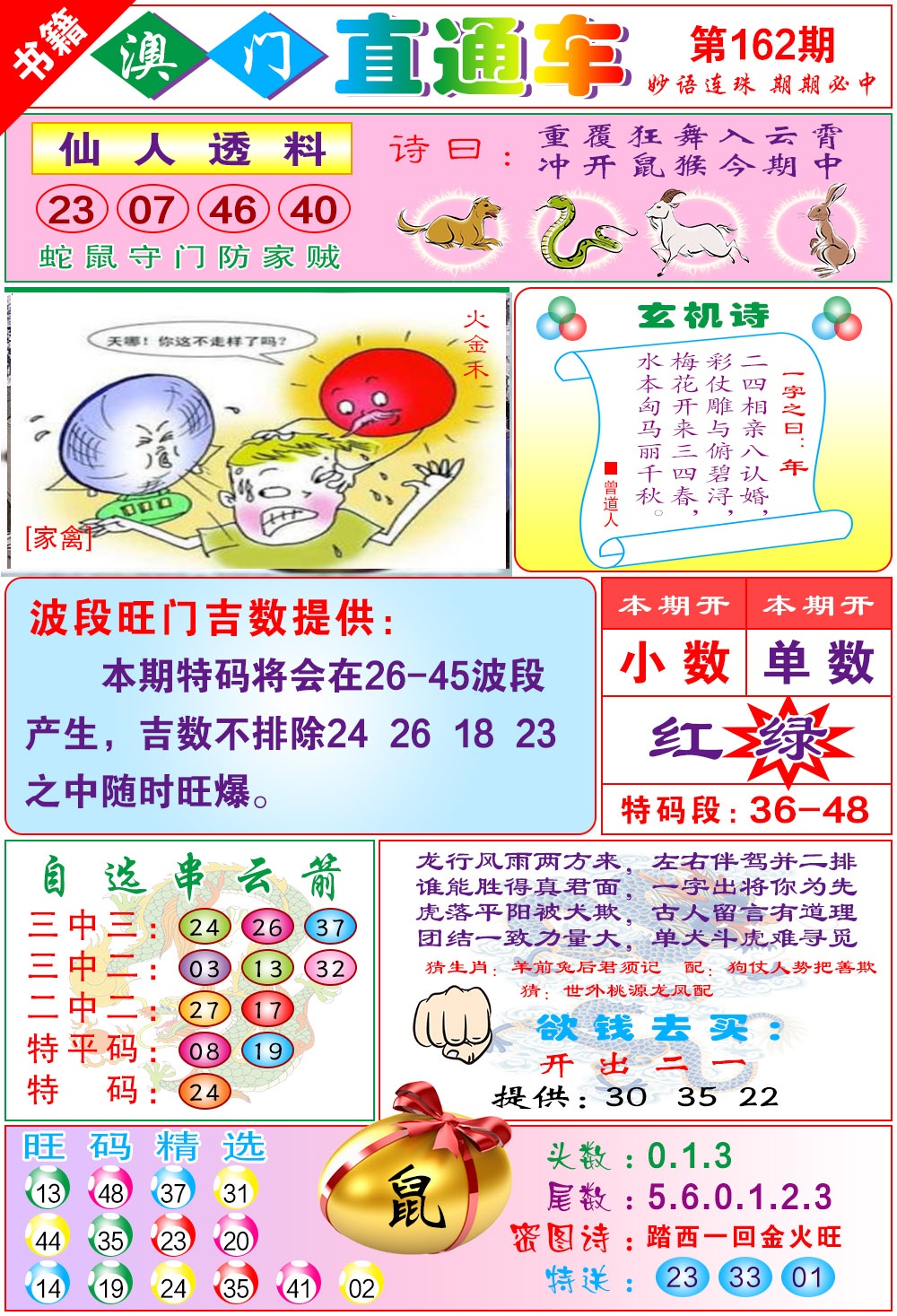 162期白姐直通车[图]