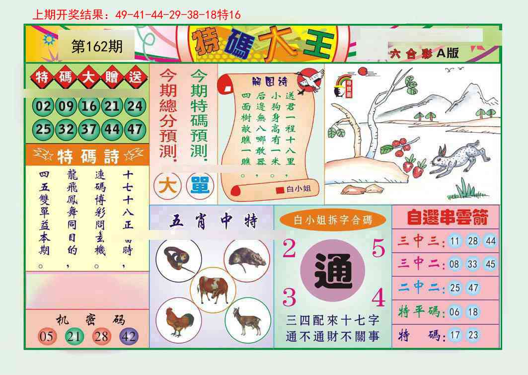 162期特码大王A[图]