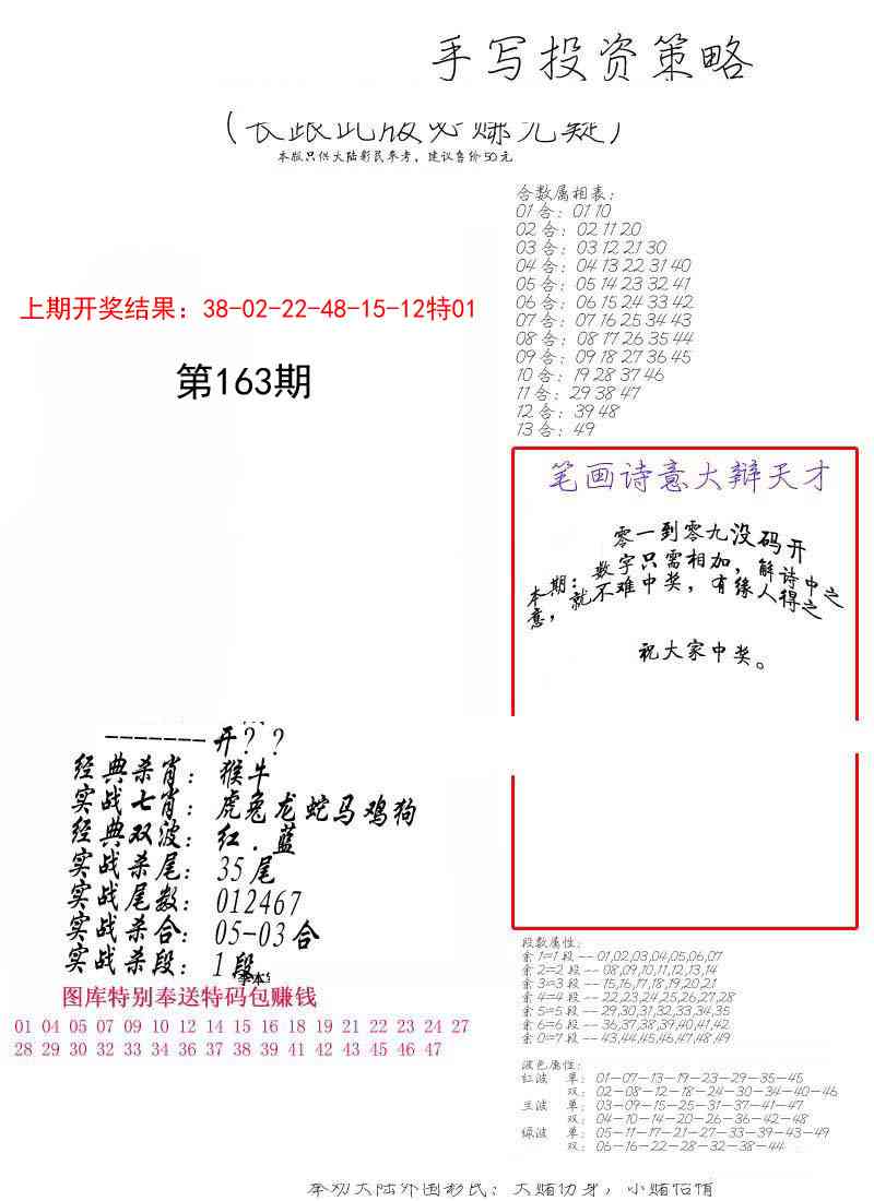 163期手写投资策略[图]