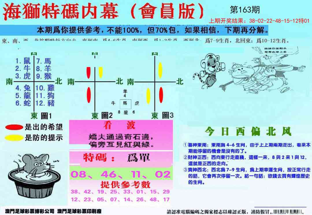 163期另版海狮特码内幕报[图]