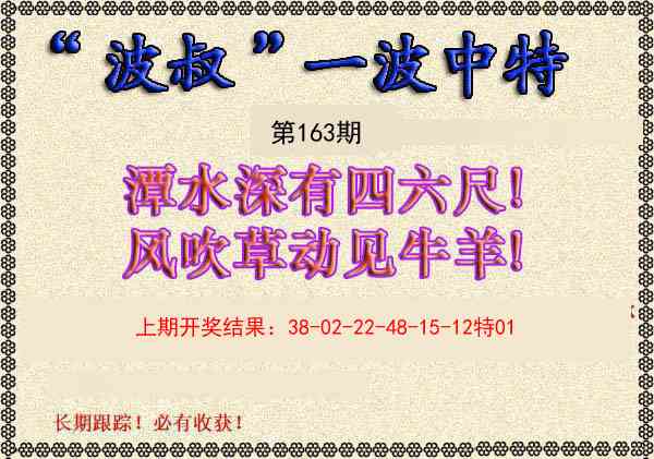 163期波叔一波中特[图]