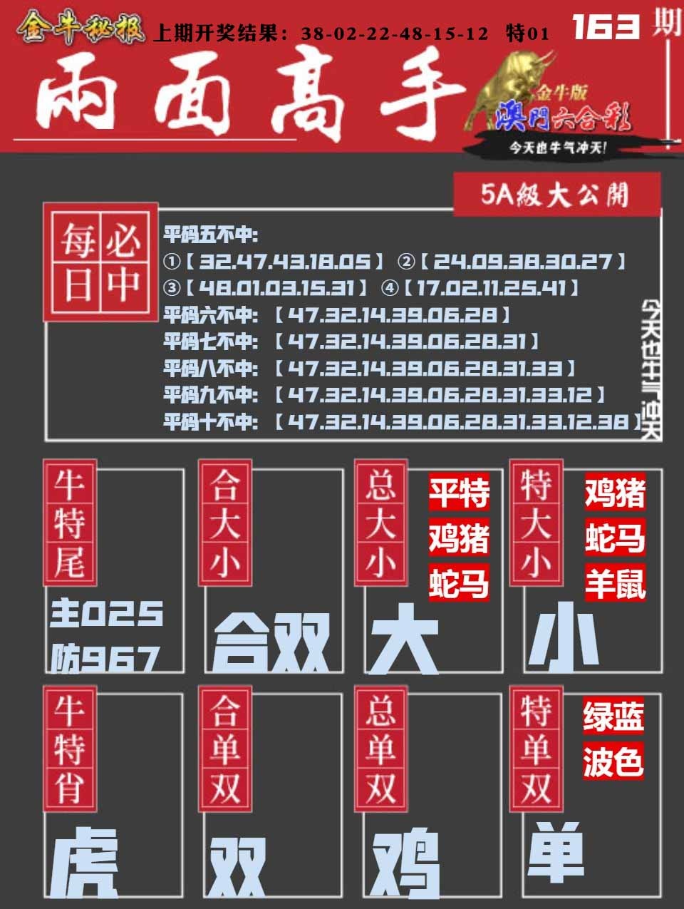 163期金牛两面高手[图]