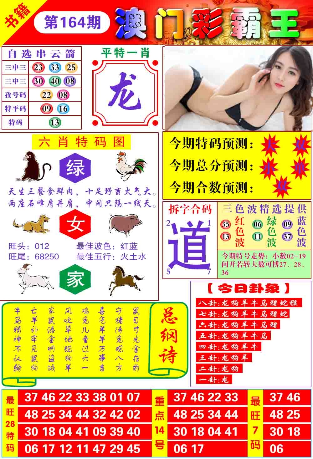 164期澳门彩霸王[图]