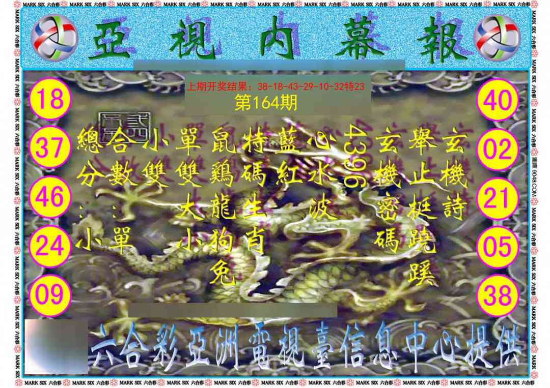 164期亚视内幕报[图]