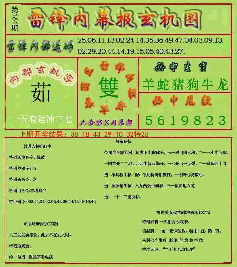 164期雷锋玄机报[图]