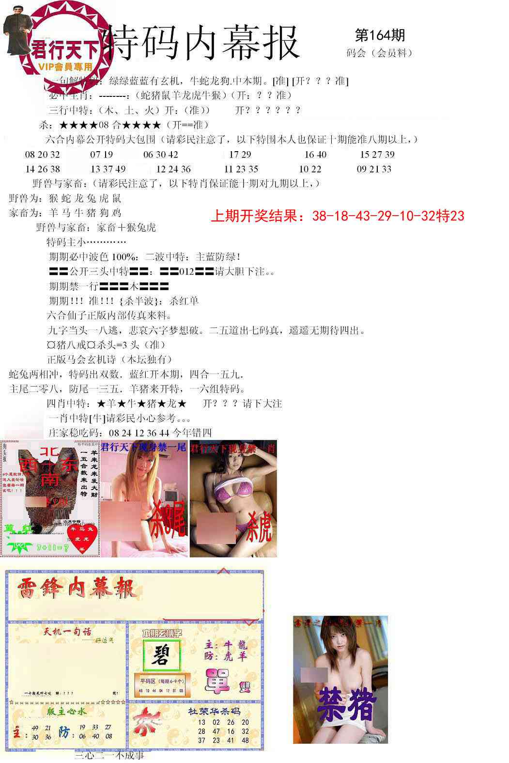 164期特码内幕报[图]