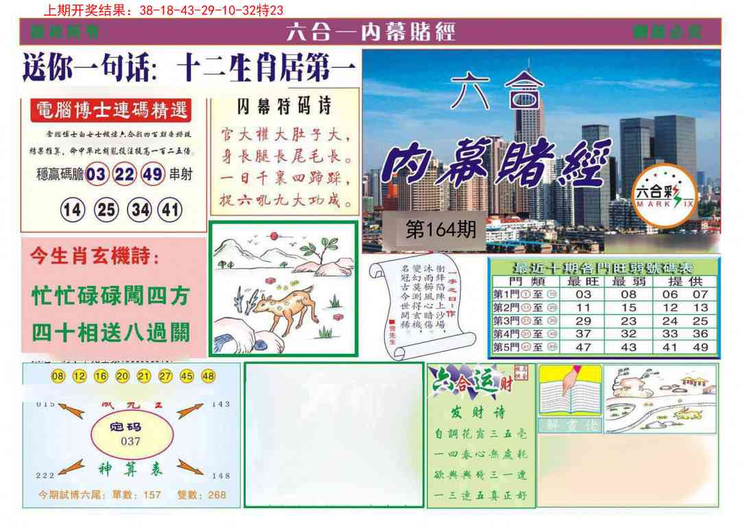 164期内幕赌经[图]