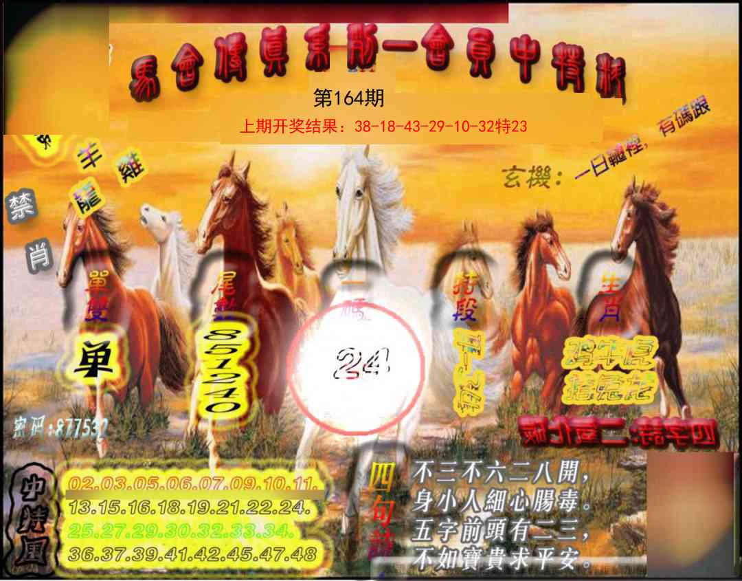 164期马会传真-会员报[图]