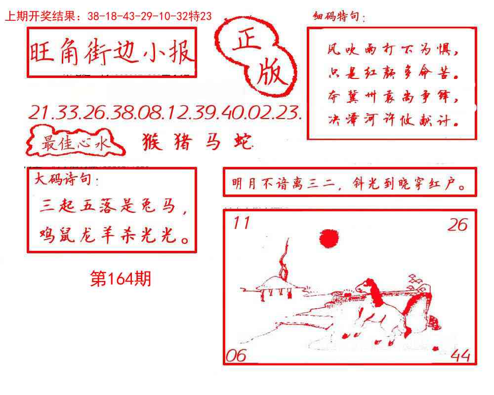 164期旺角街边小报[图]