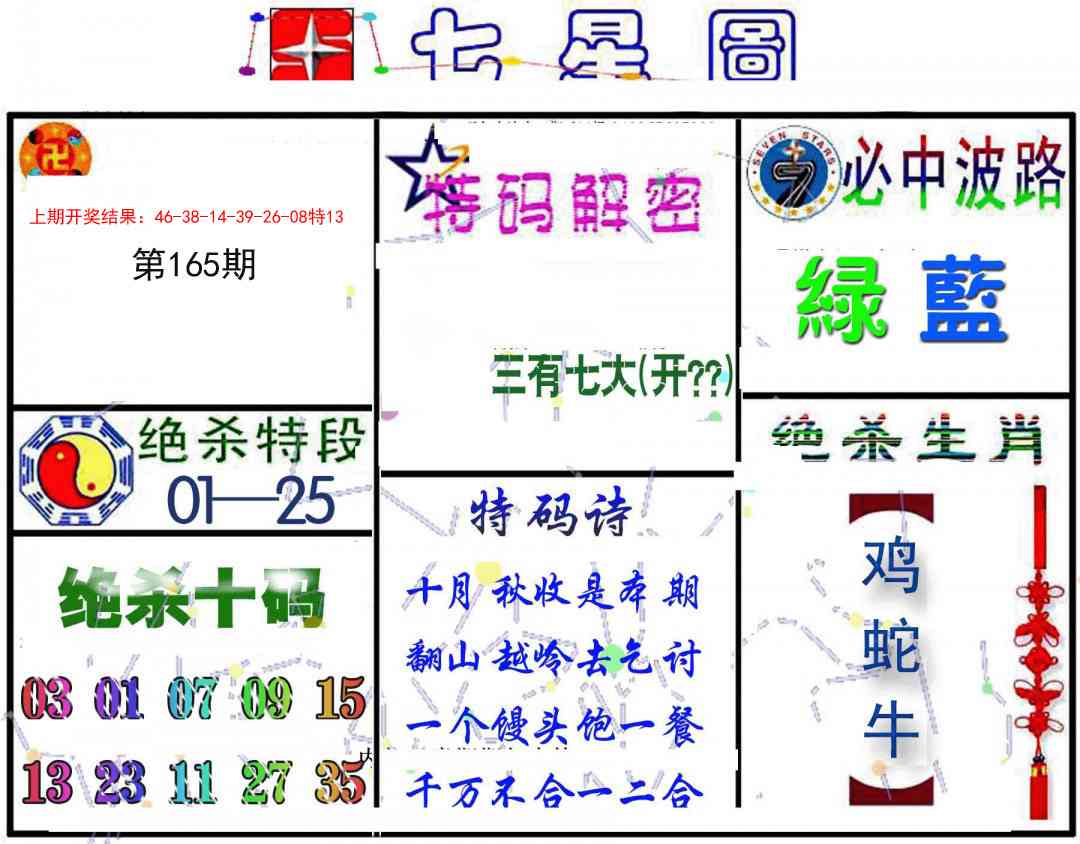 165期七星图B[图]