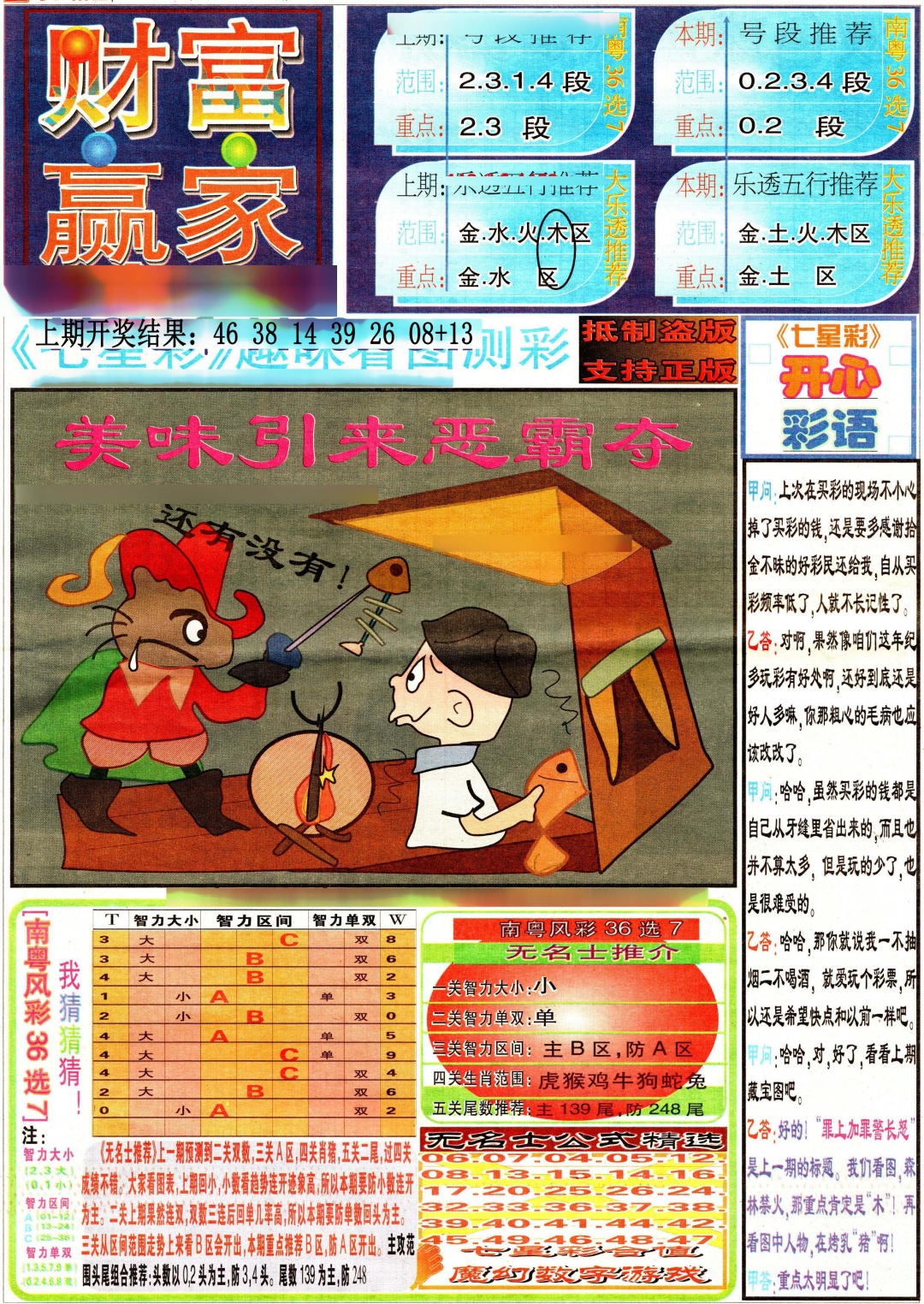 165期七星彩图(高清)[图]