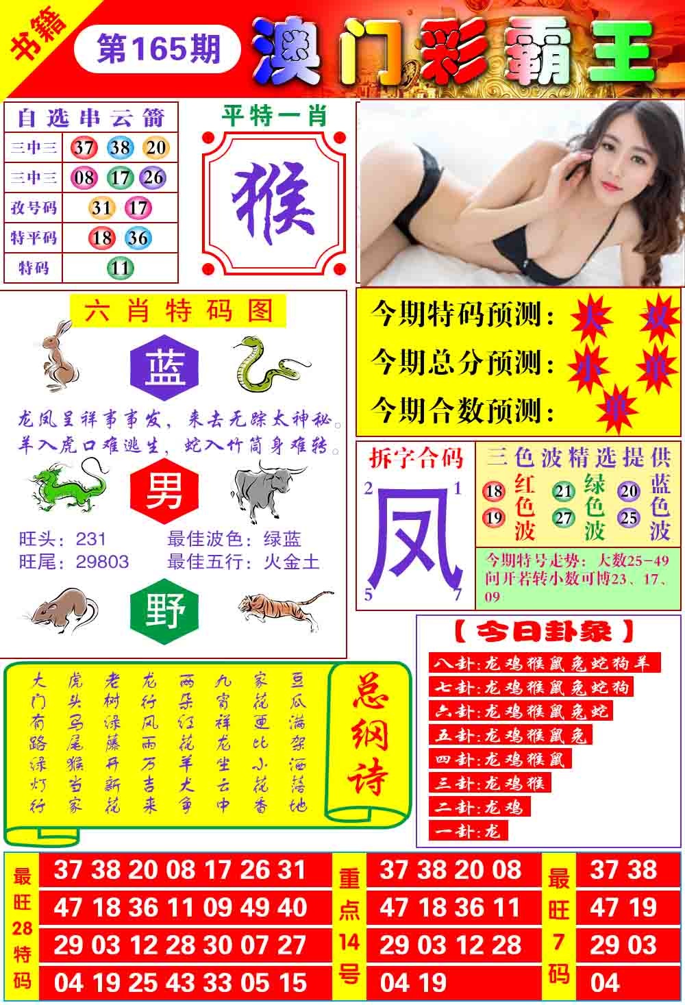 165期澳门彩霸王[图]