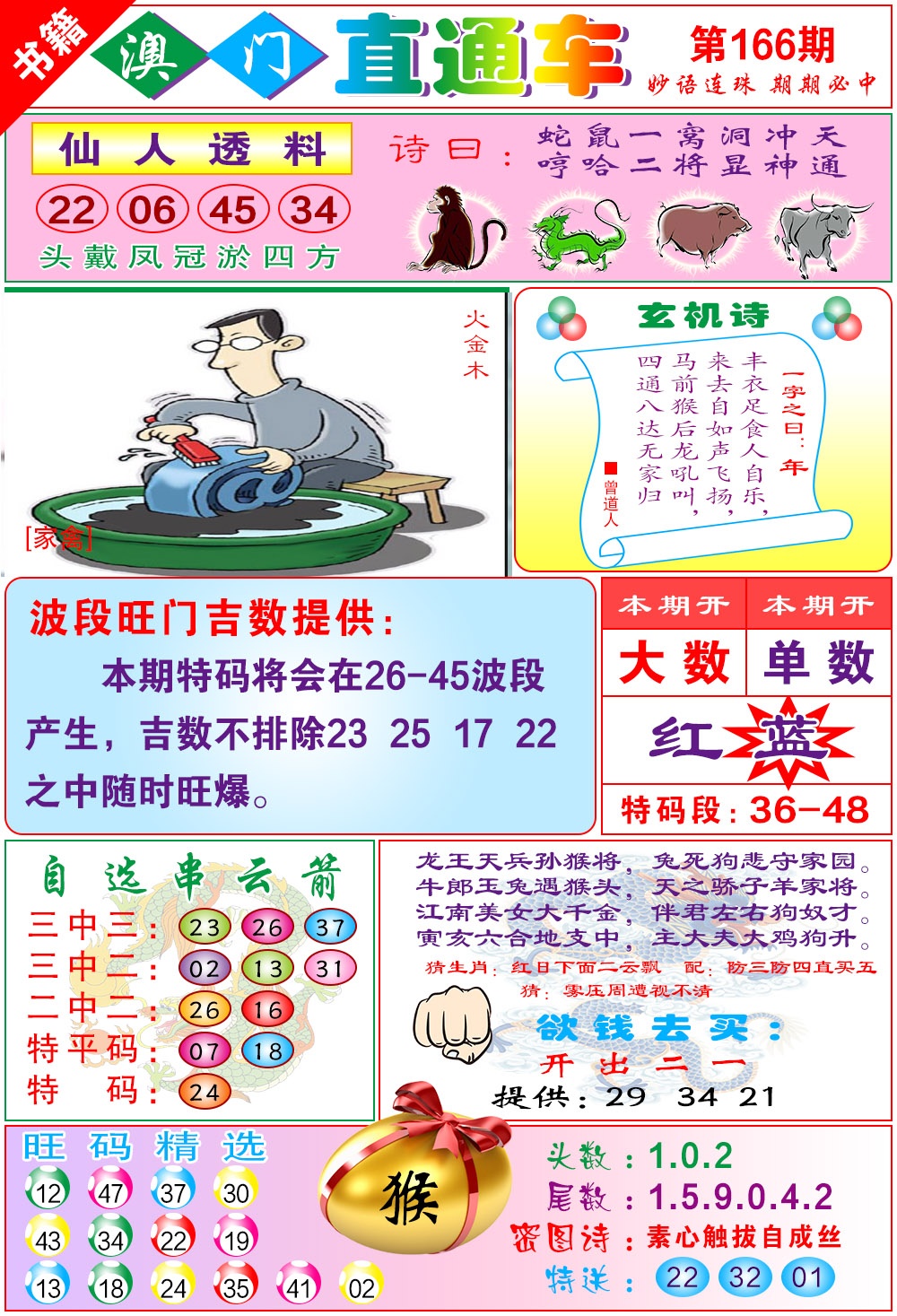 166期白姐直通车[图]